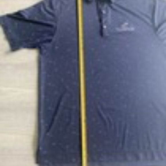 FootJoy Men's Golf Polo Shirt Short Sleeve Navy Fish Print Performance Size M - Picture 7 of 10